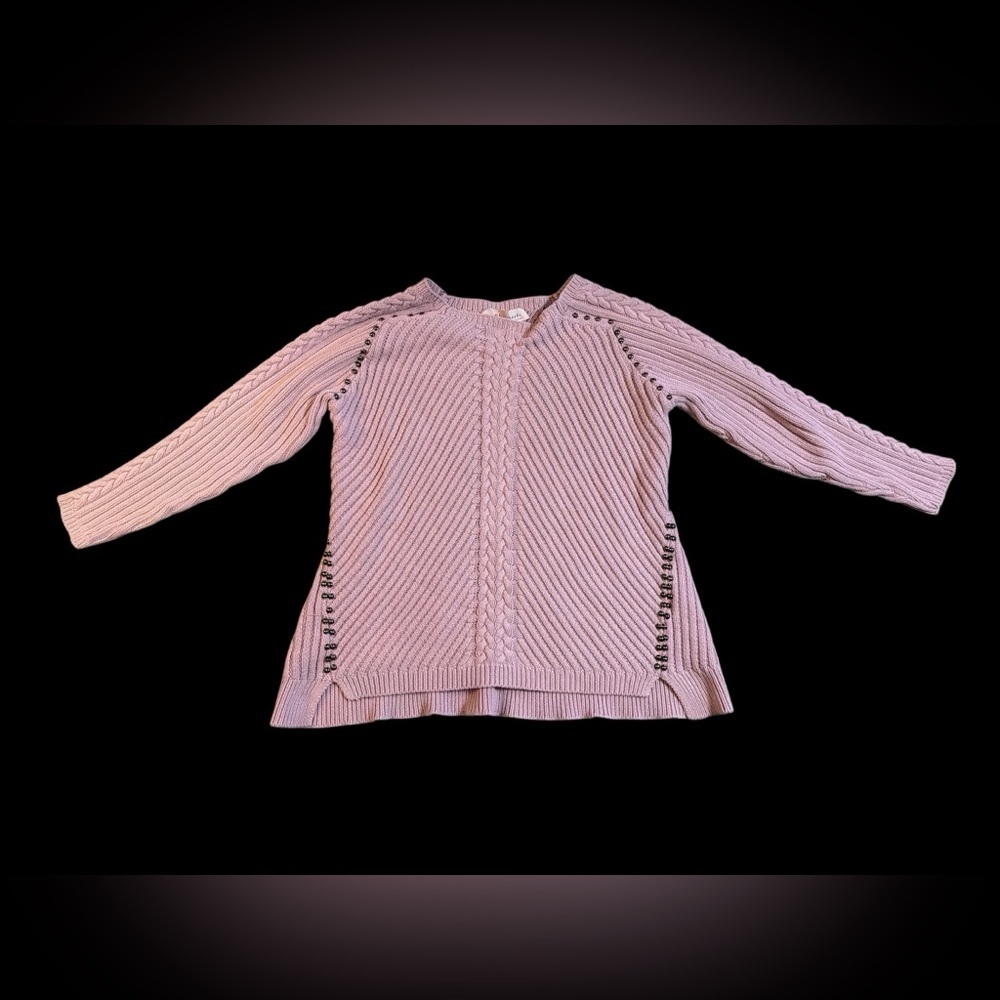 Philosophy Mauve Ribbed Sweater
